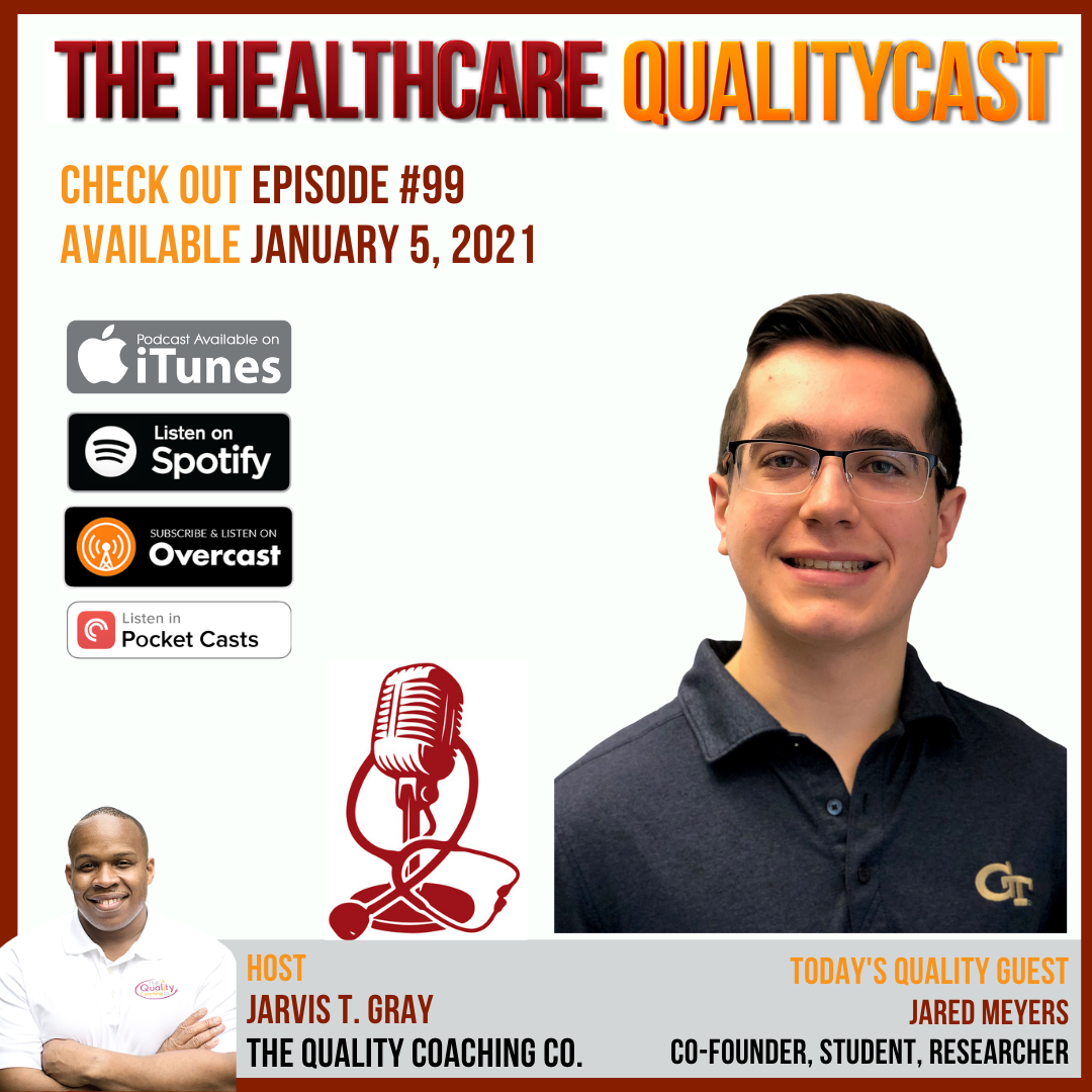 Cover art for the Healthcare QualityCast podcast featuring the author's headshot.